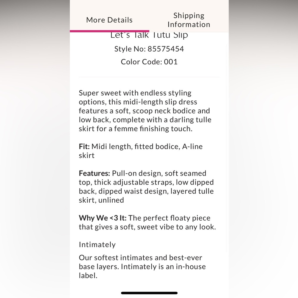 🎉 Host Pick 🎉 Free People Let’s Talk Tutu Black Slip Dress - Picture 11 of 11